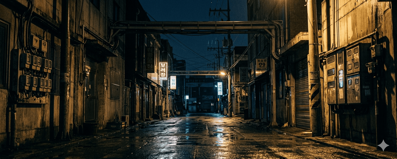 올드보이 · 서울 용산 일대 (오대수가 걸어다니는 거리)
